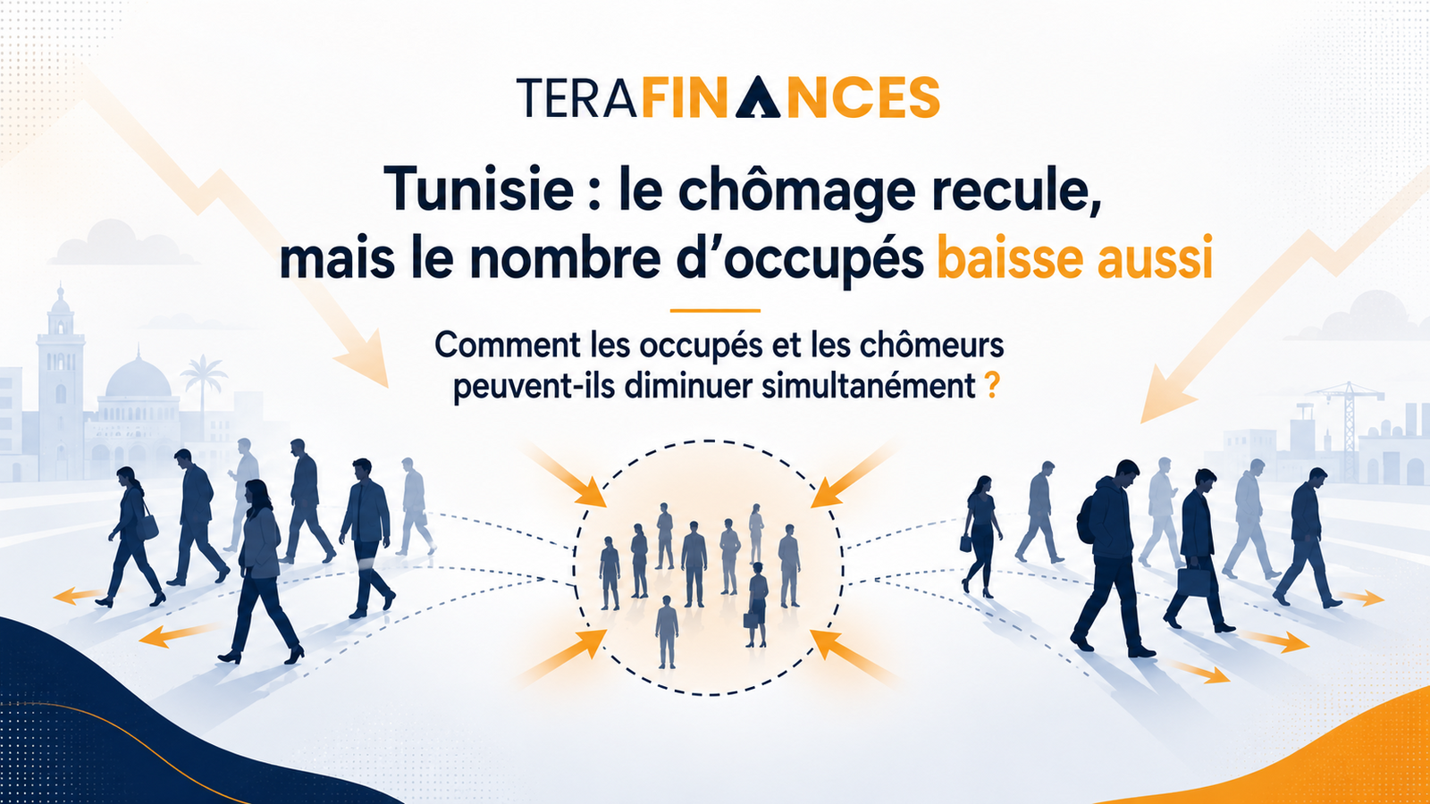 Tunisie : le chômage recule, mais le nombre d’occupés baisse aussi-Analyse