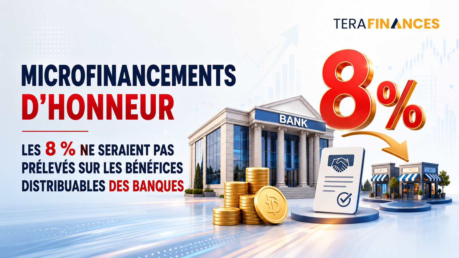 Microfinancements d’honneur : les 8 % ne seraient pas prélevés sur les bénéfices distribuables des banques