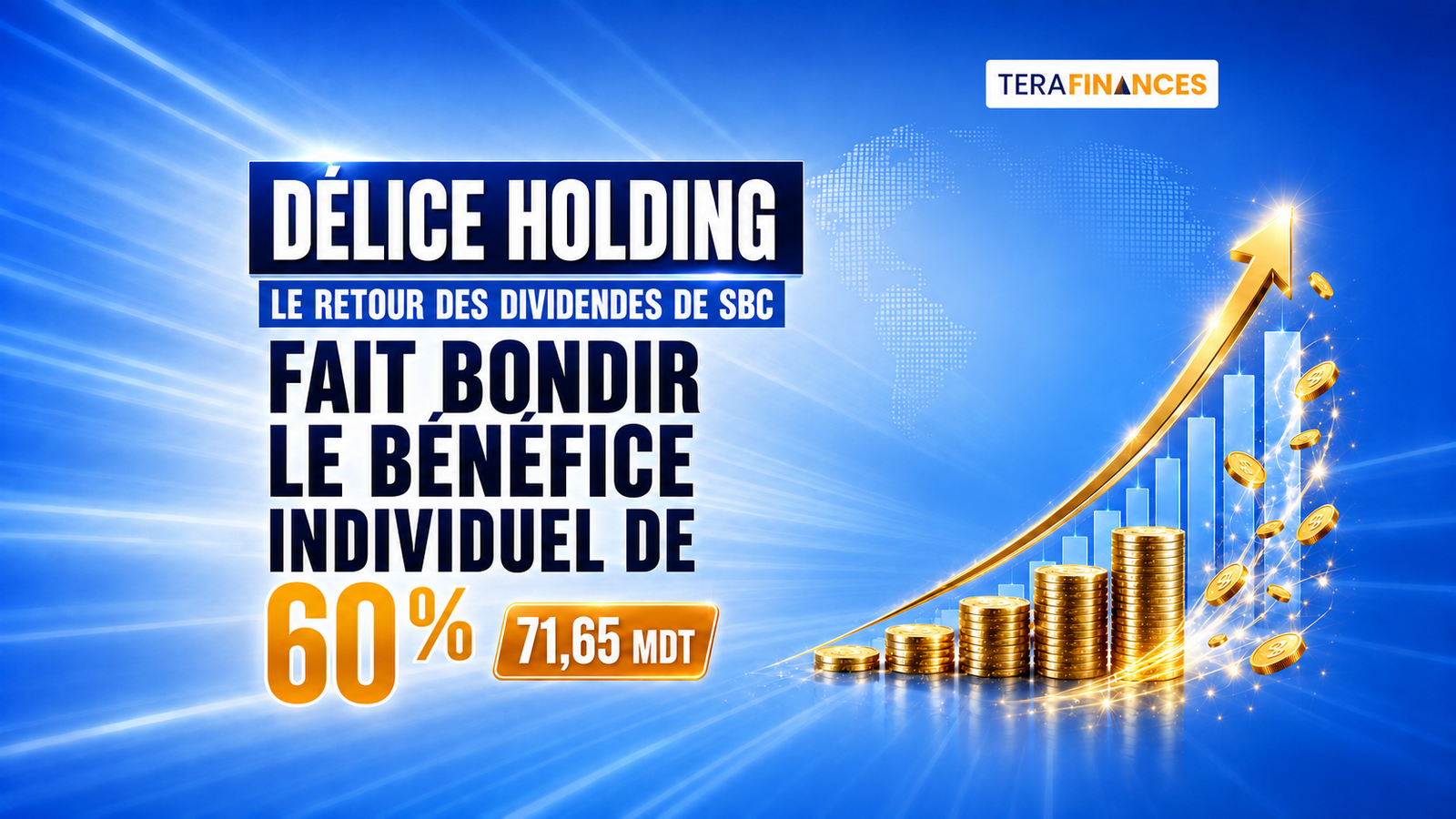 Délice Holding : le retour des dividendes de SBC fait bondir le bénéfice individuel de 60 %