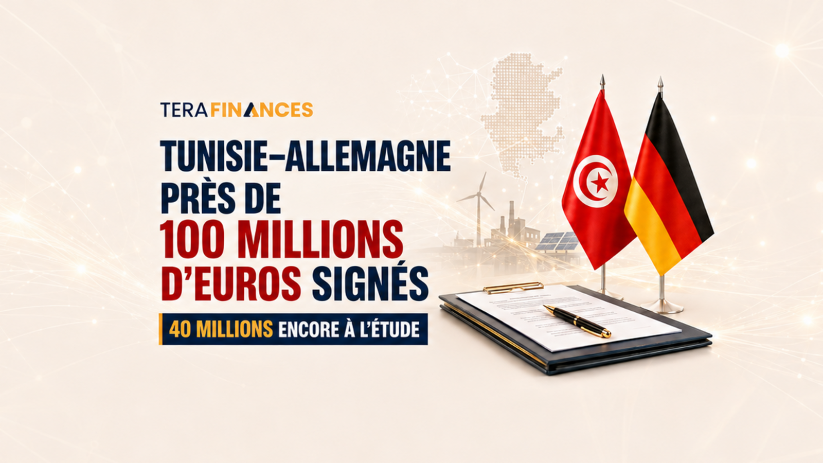 Tunisie–Allemagne : près de 100 millions d’euros de financements signés, 40 millions encore à l’étude