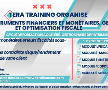 Cycle de formation accéléré Marchés et instruments financiers et monétaires, Gestion privée et optimisation fiscale